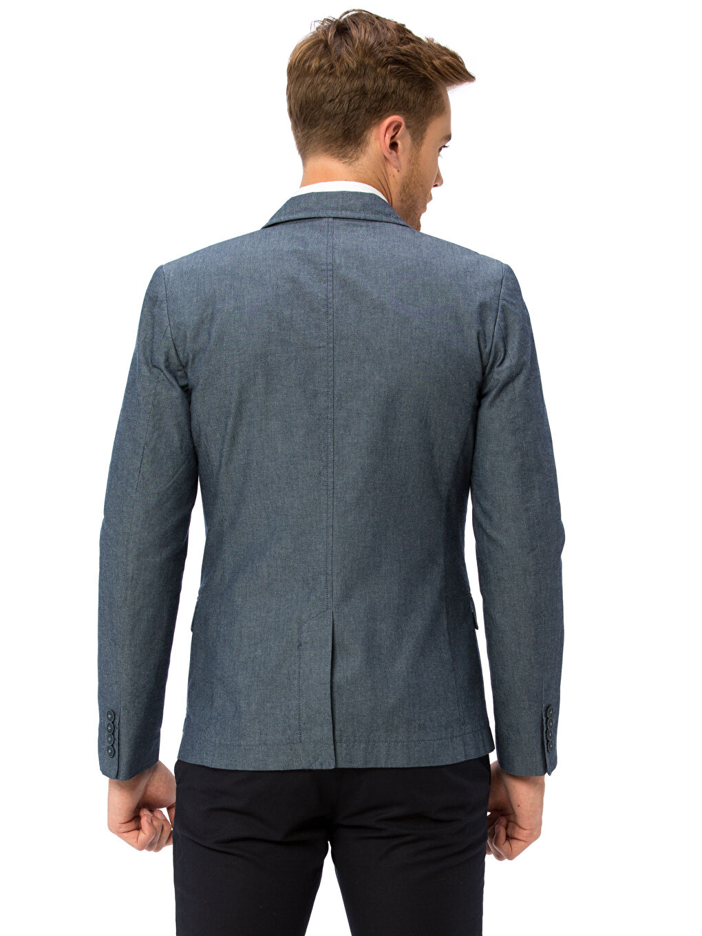 Man NAVY Blazer Jacket-1