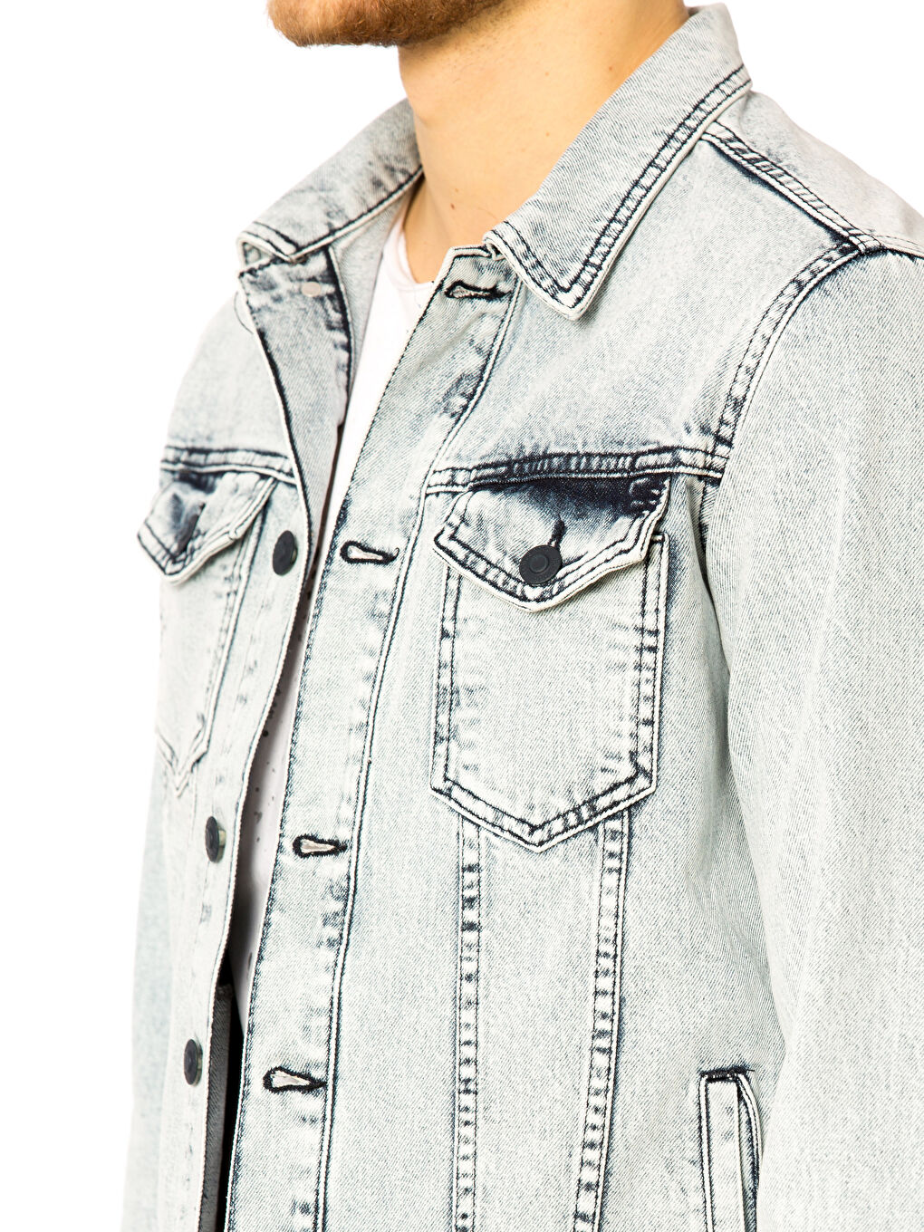 XSIDE Mann INDIGO Jeansjacke -8S3841Z8-311