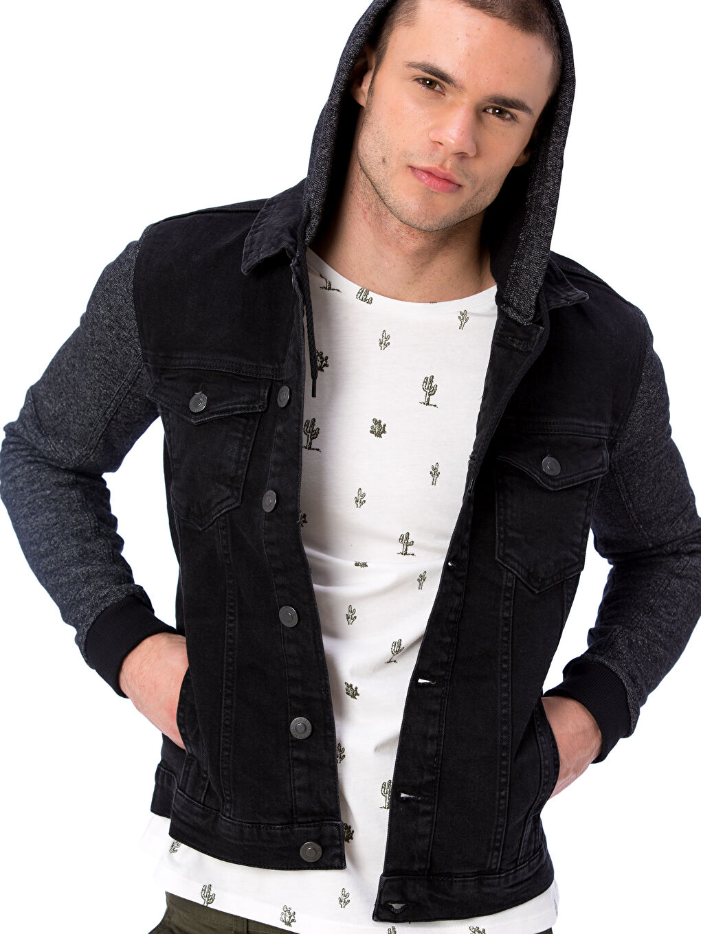 Man BLACK Denim Jacket