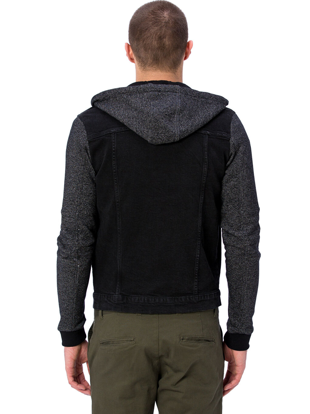 Man BLACK Denim Jacket-1