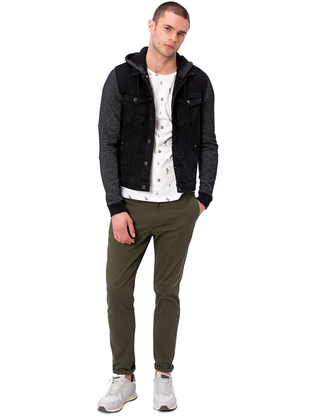 Man BLACK Denim Jacket-2