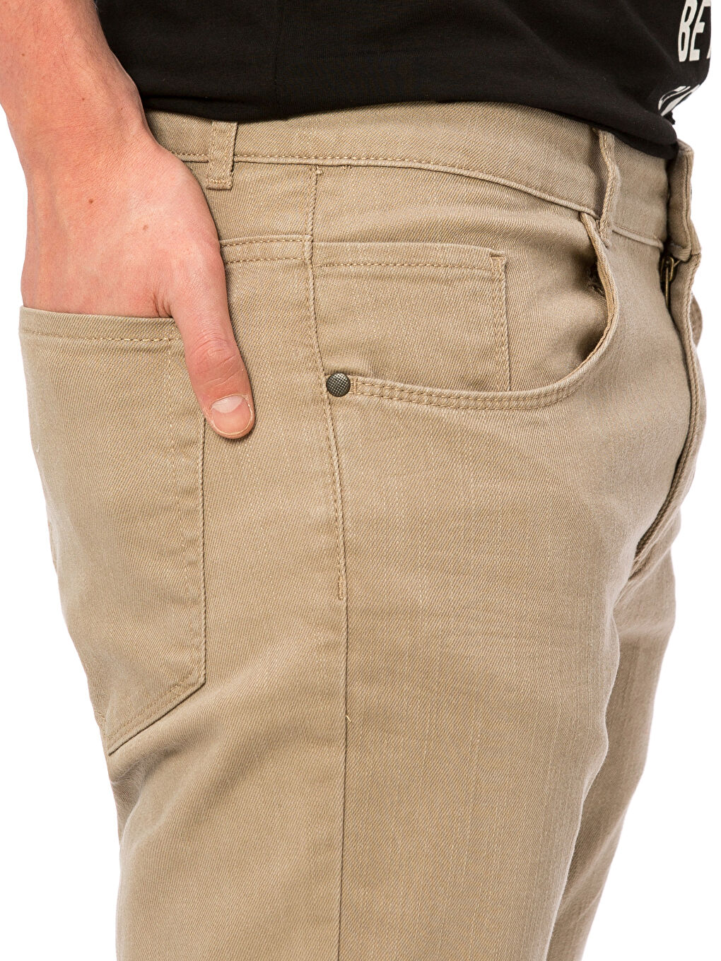 Бежевый Брюки-3