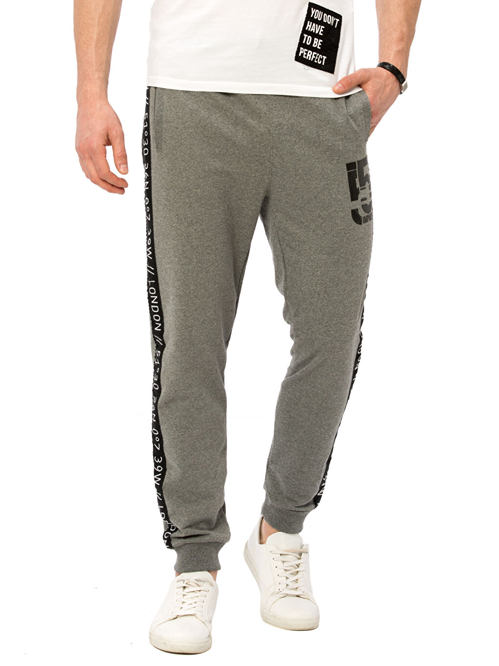 Pembe-Lila-Beyaz Eşofman Altı-1