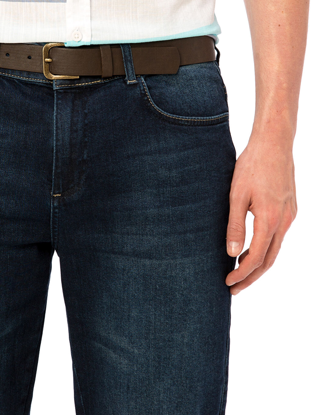 Man INDIGO Denim Shorts-3