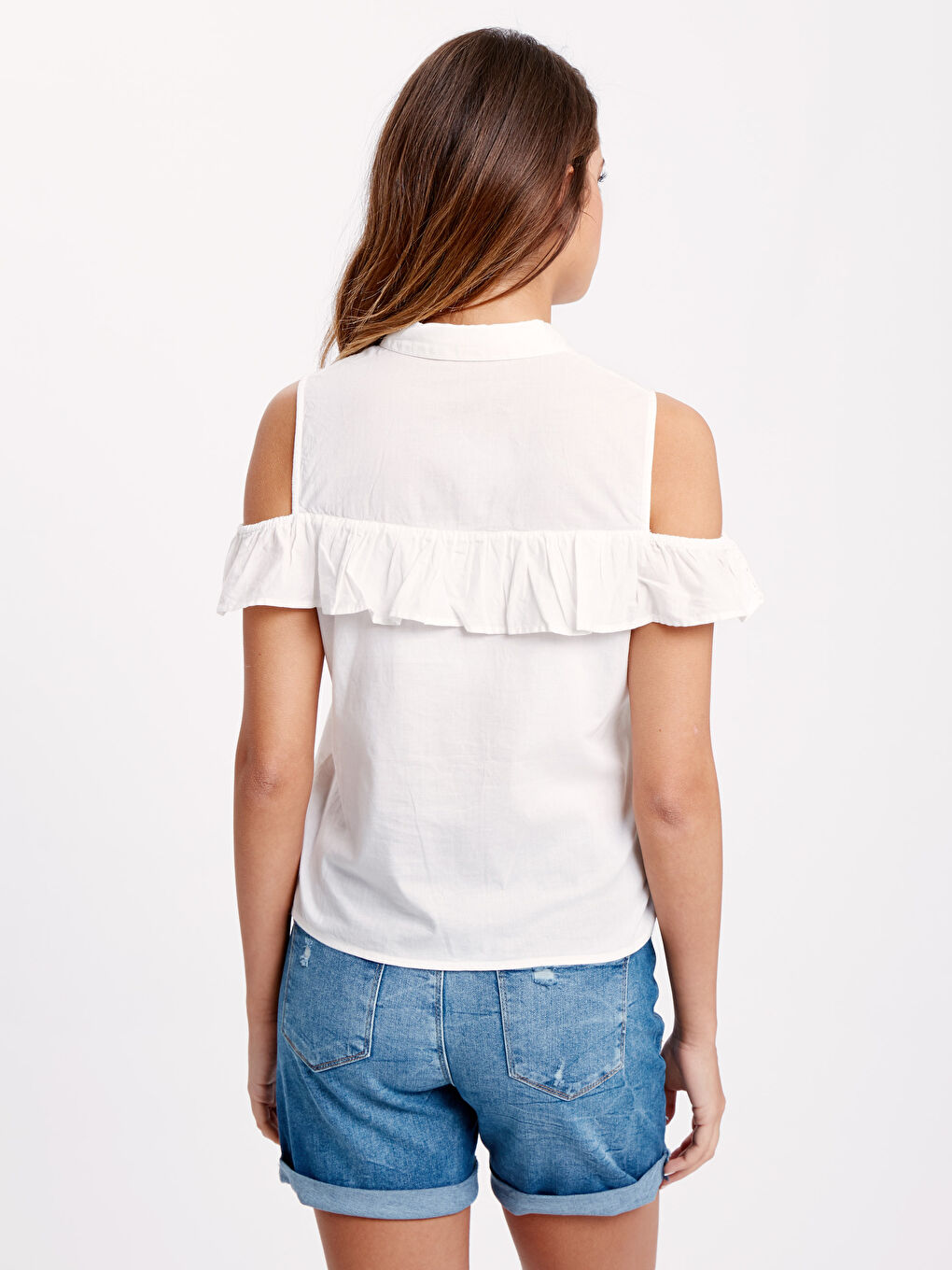 Женщины экрю Рубашка-1