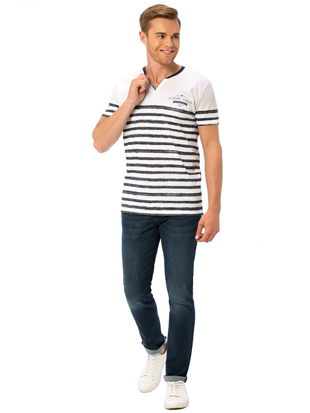 Optik Beyaz Tişört-2