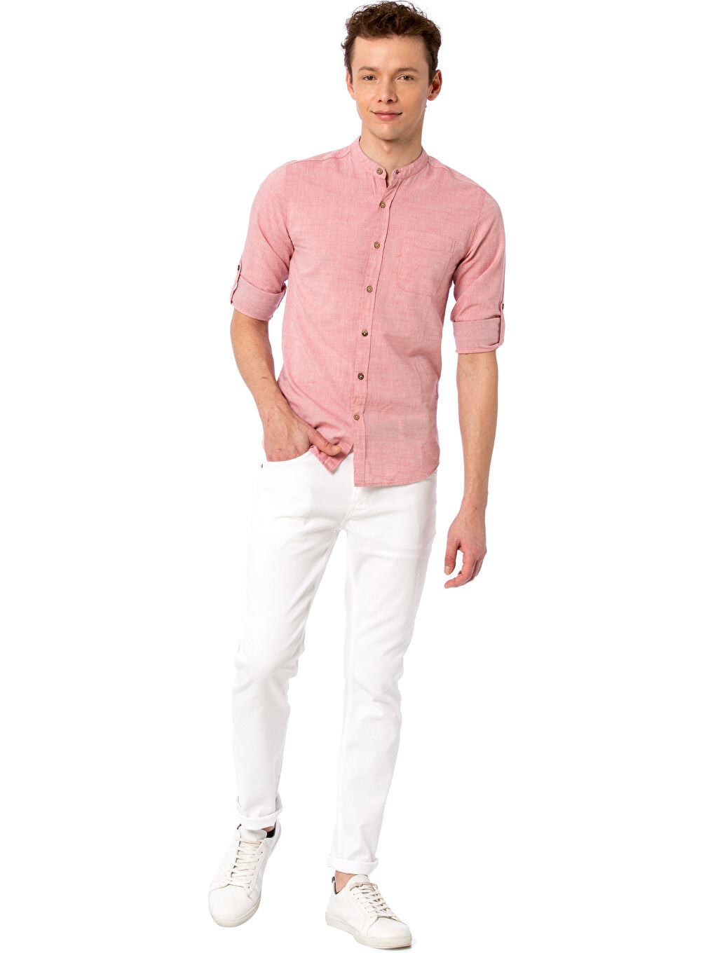 Chemise ROUGE Homme-2