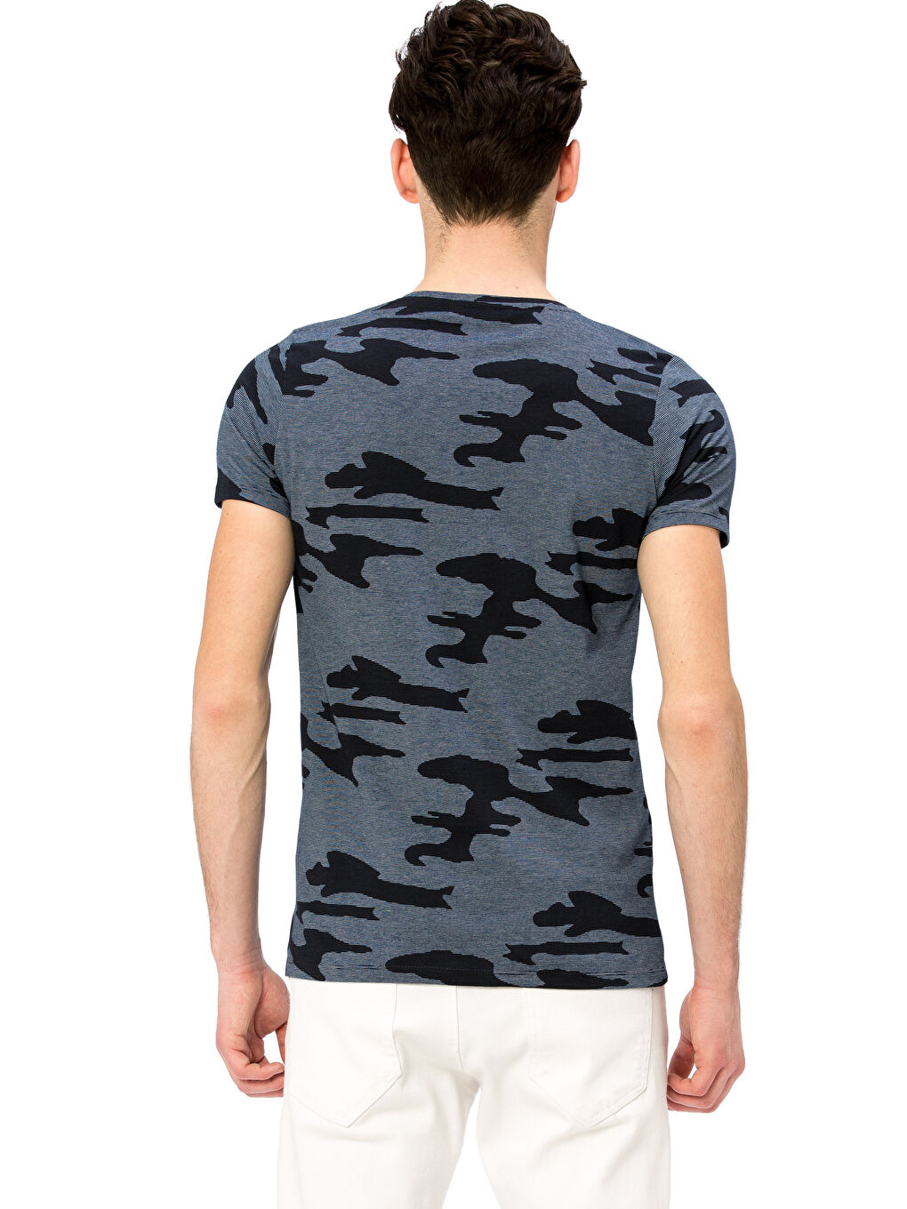 Lacivert Lacıvert Tişört-1