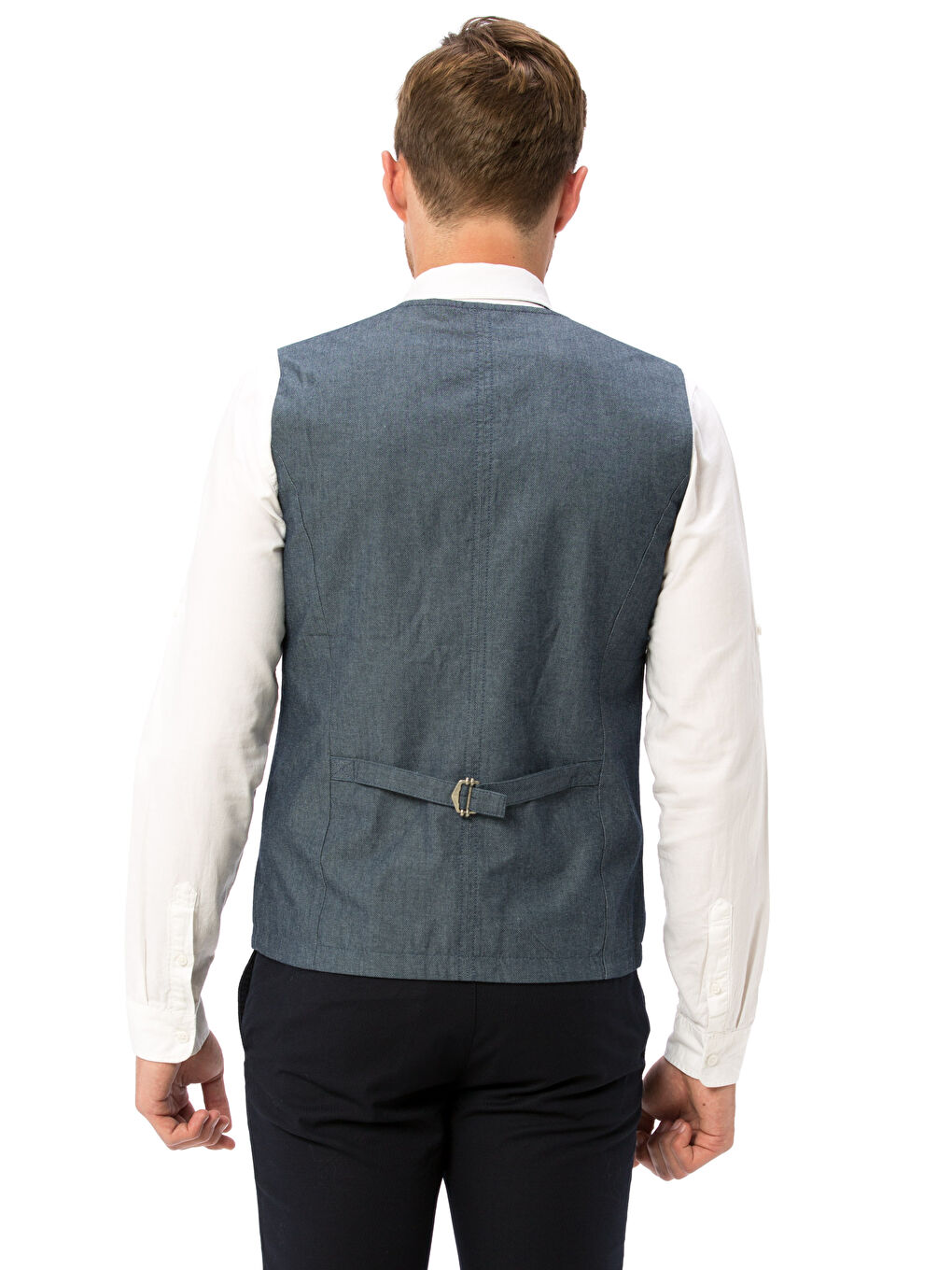 Açık Lacivert Yelek-2