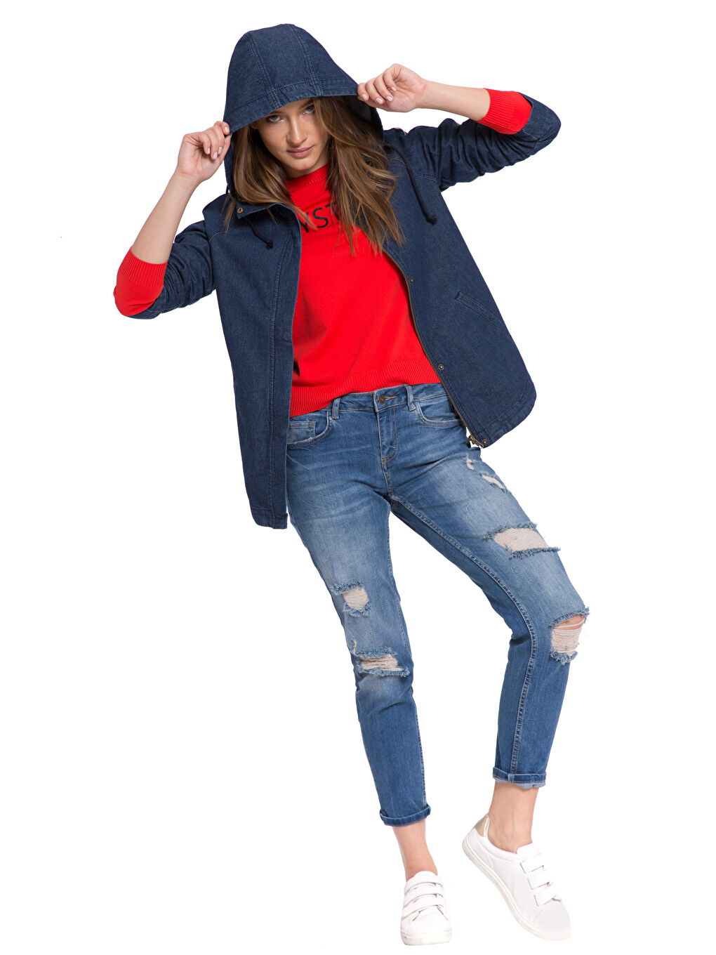 INDIGO Teksas jakna Žena-2