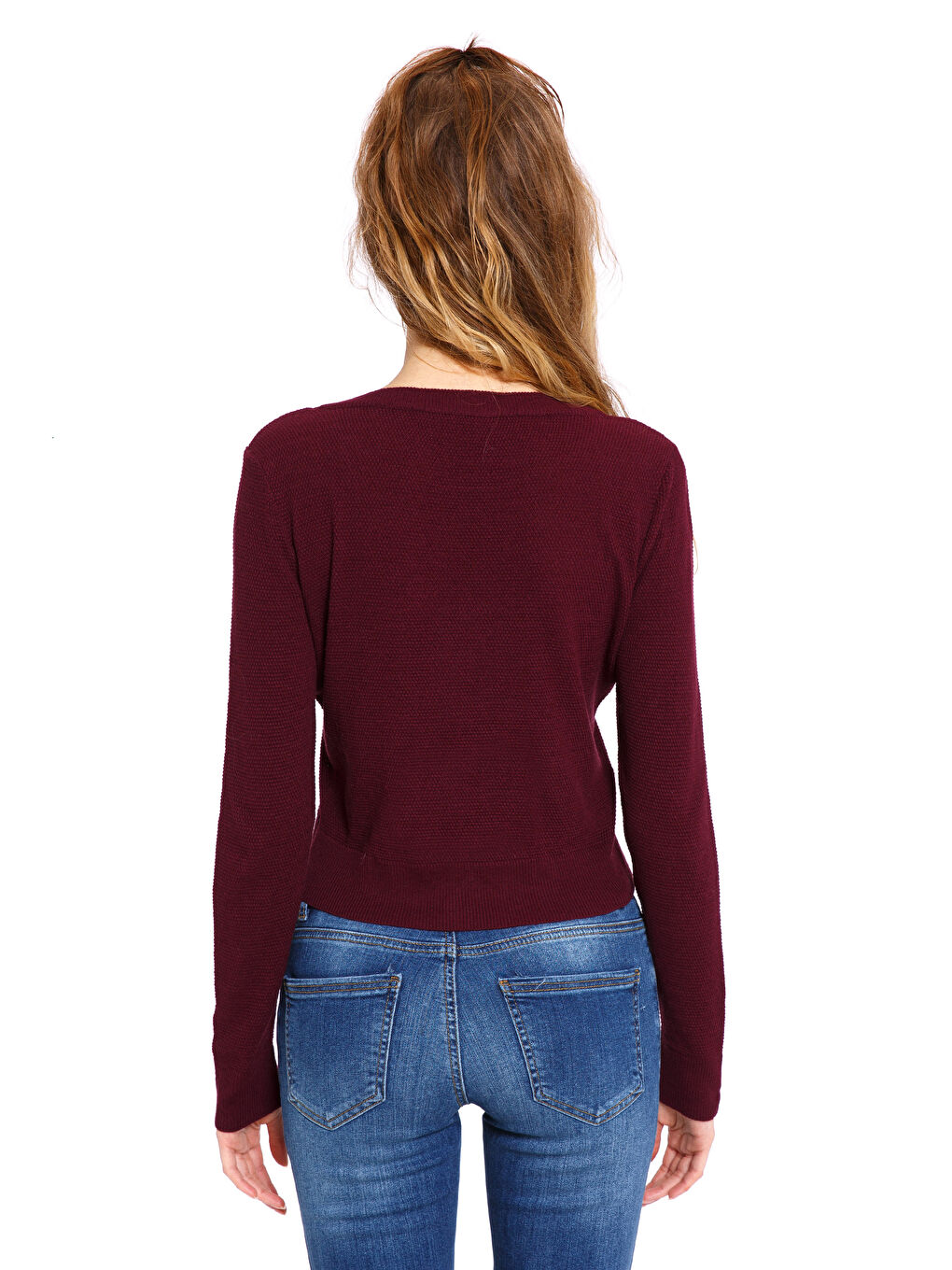 Crew Neck Regular Long Sleeve Women's Tricot Jumper-1