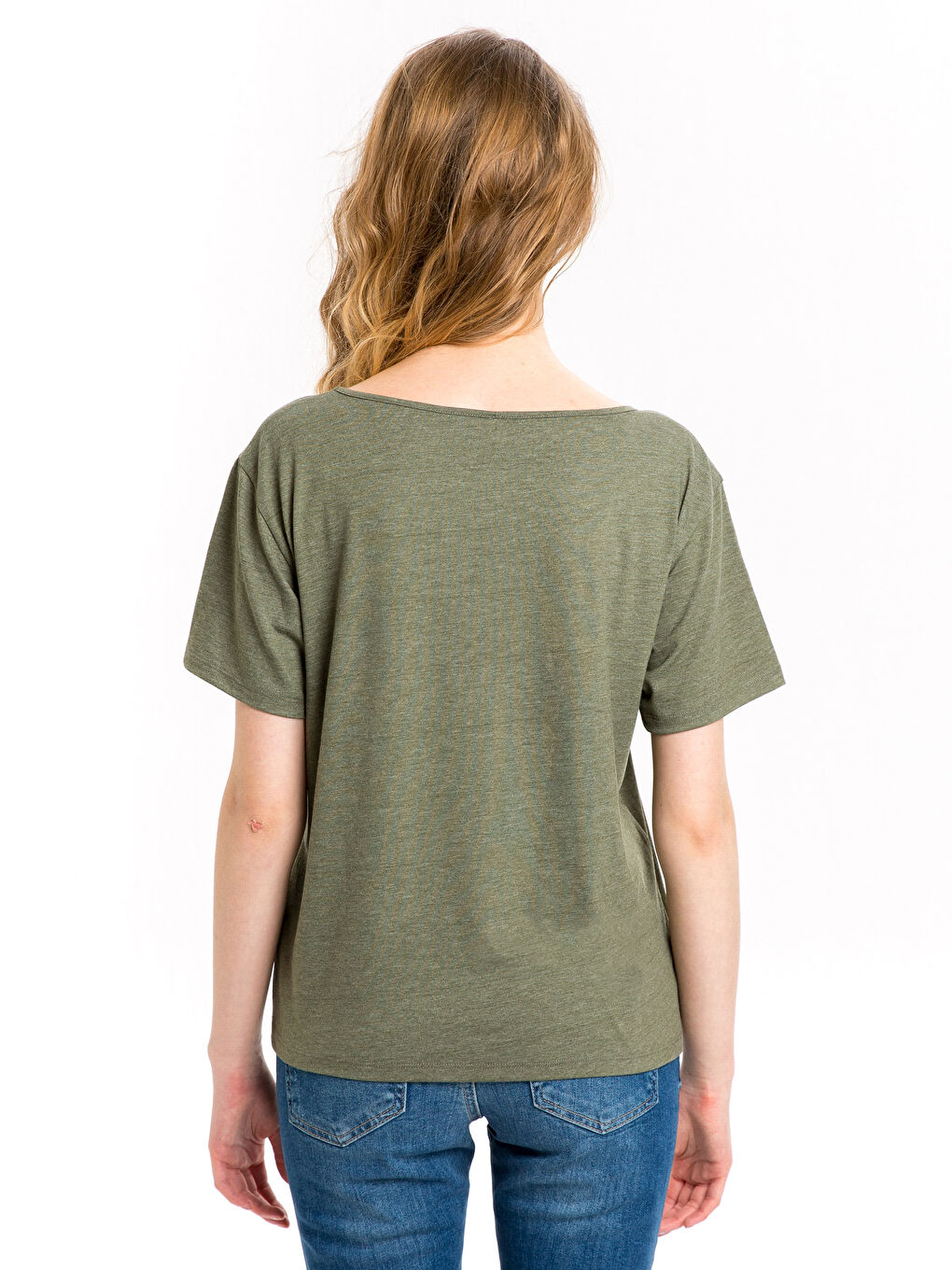 Haki Melanj Tişört-1