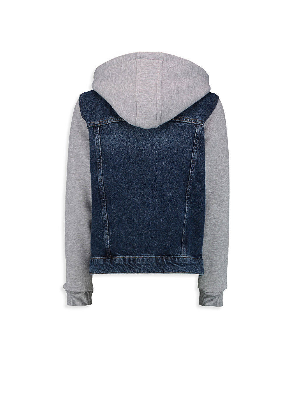 Orta İndigo Rodeo Jean Ceket-1