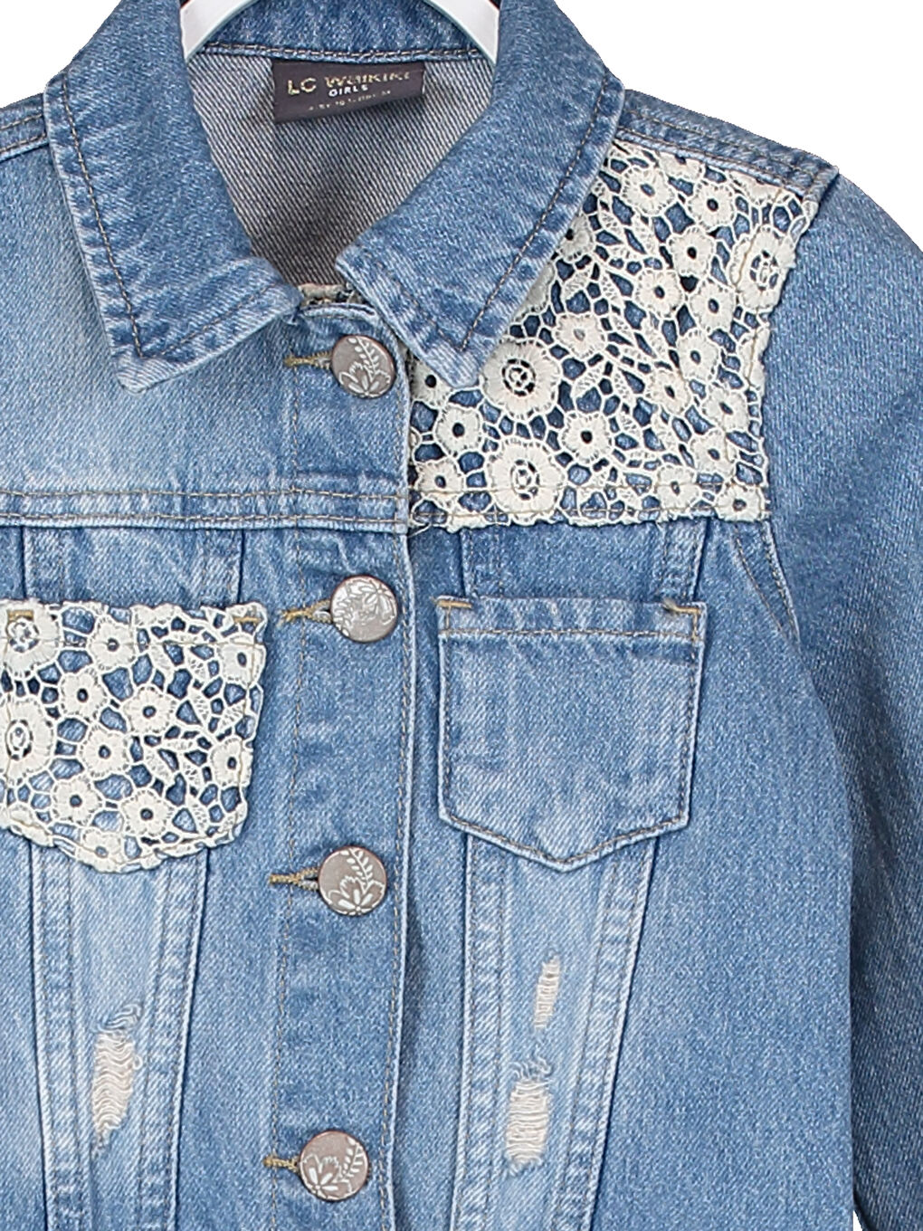 Girl INDIGO Denim Jacket-2