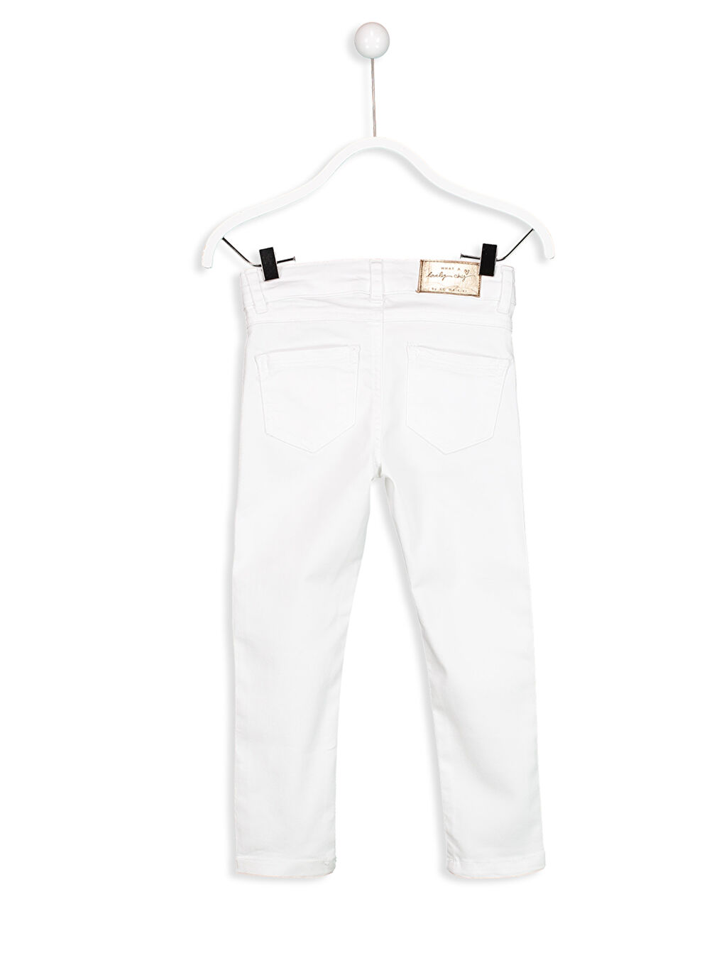 Girl WHITE Trousers -8S0152Z4-J5E