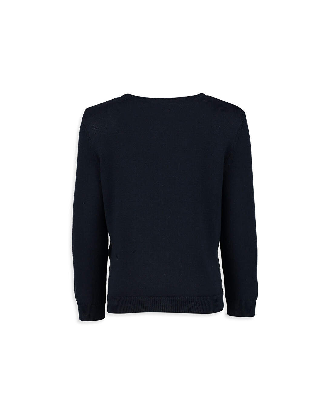 Crew Neck Girl Cardigan-1