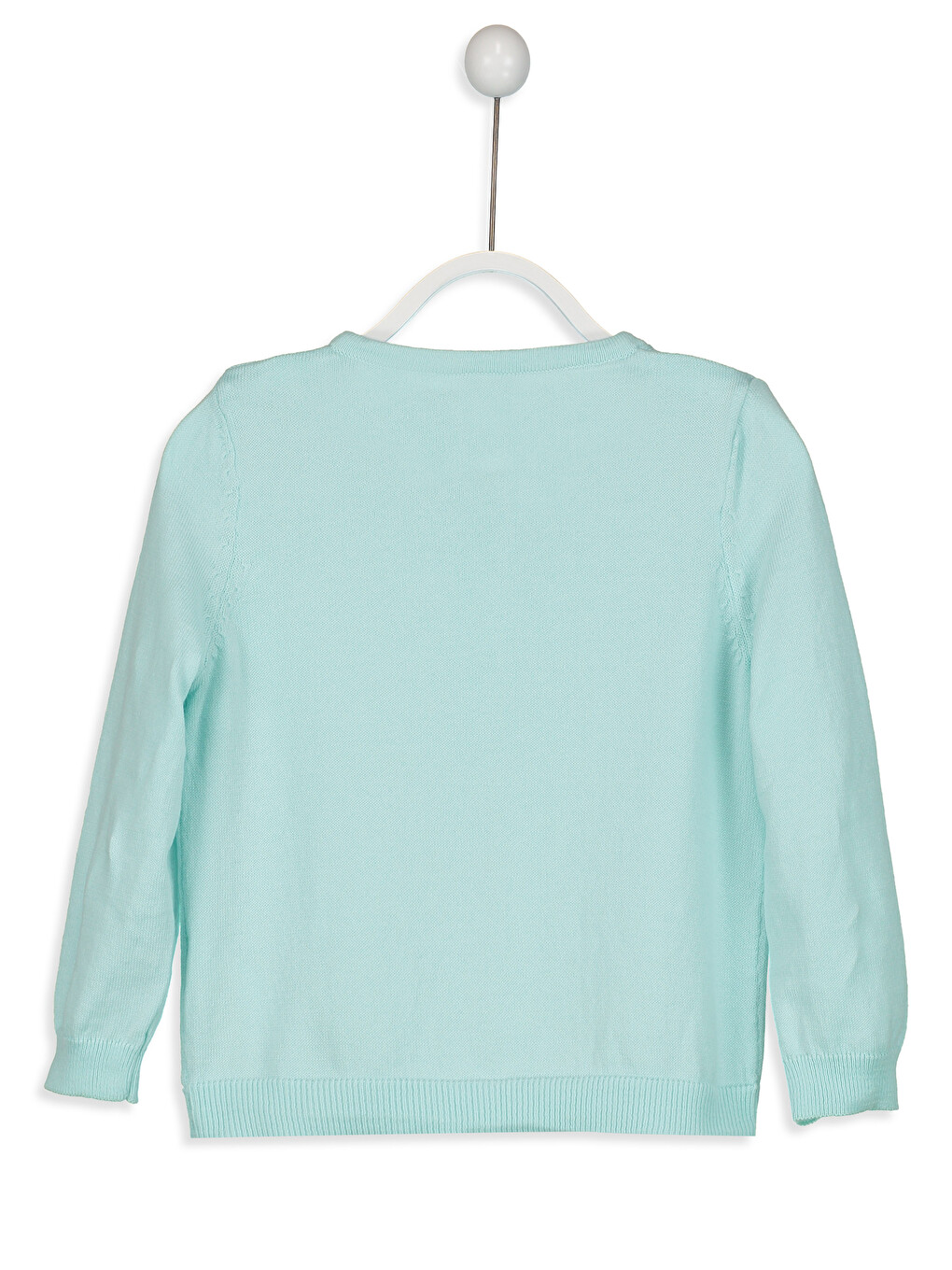 Crew Neck Girl Cardigan-1