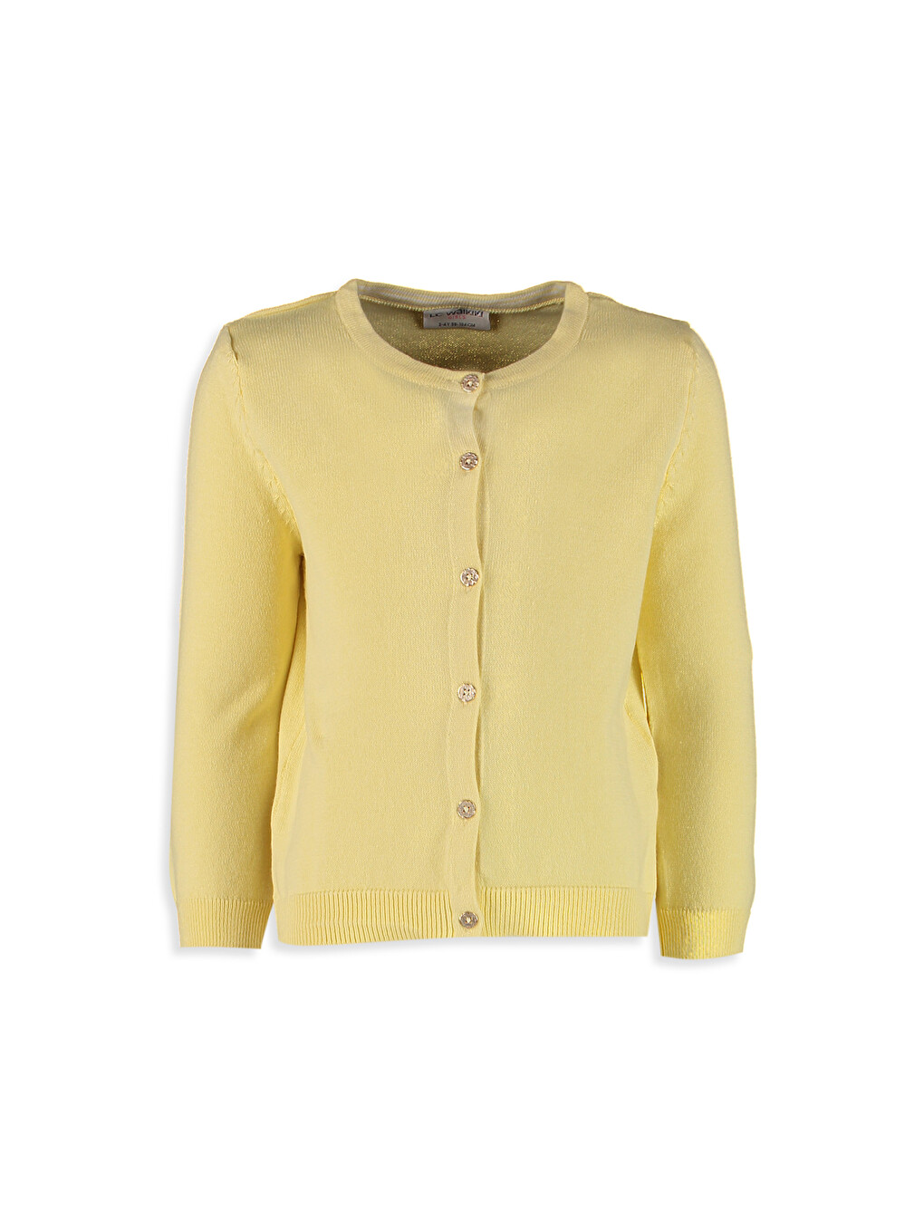 Crew Neck Girl Cardigan