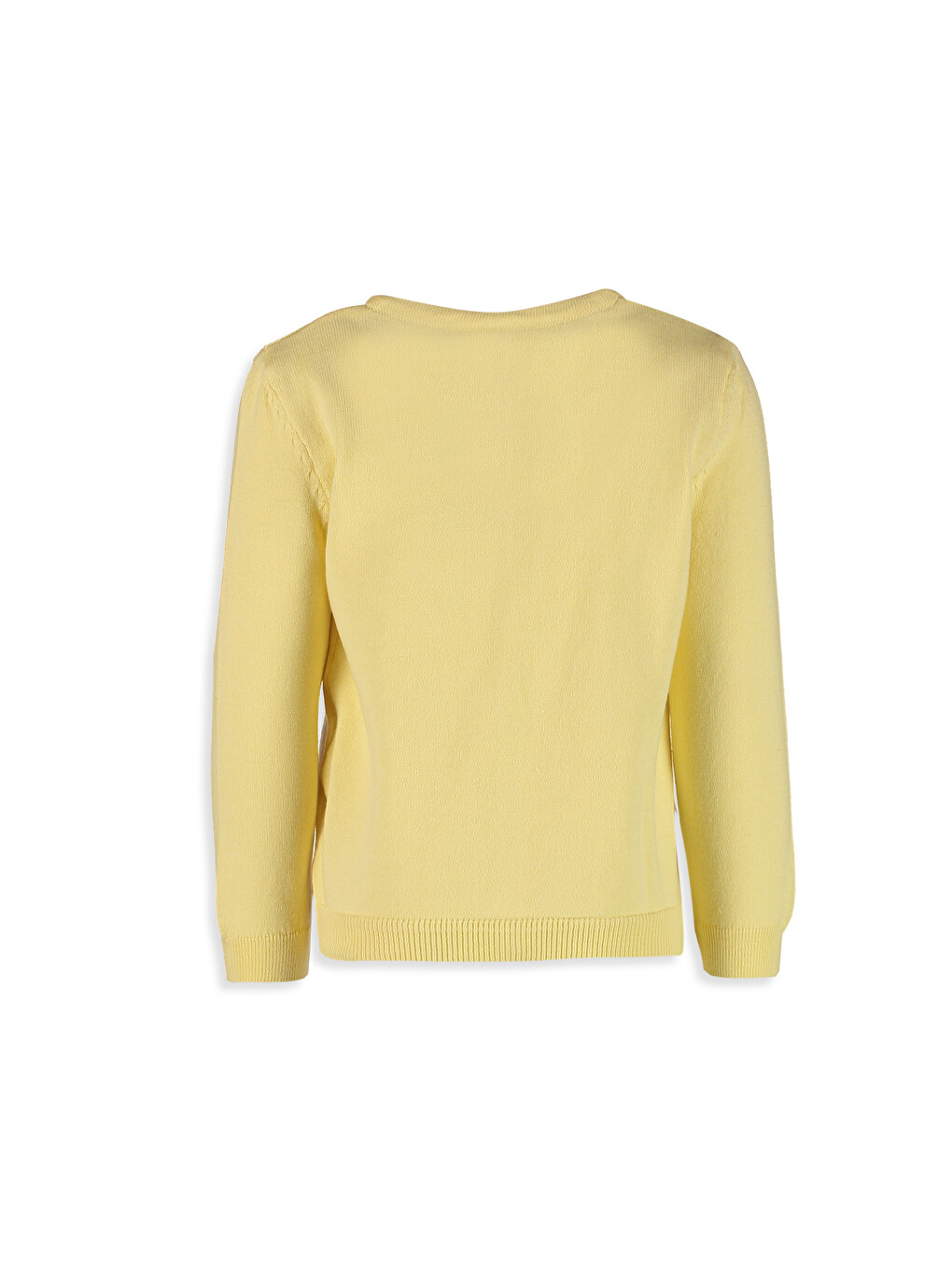 Crew Neck Girl Cardigan-1