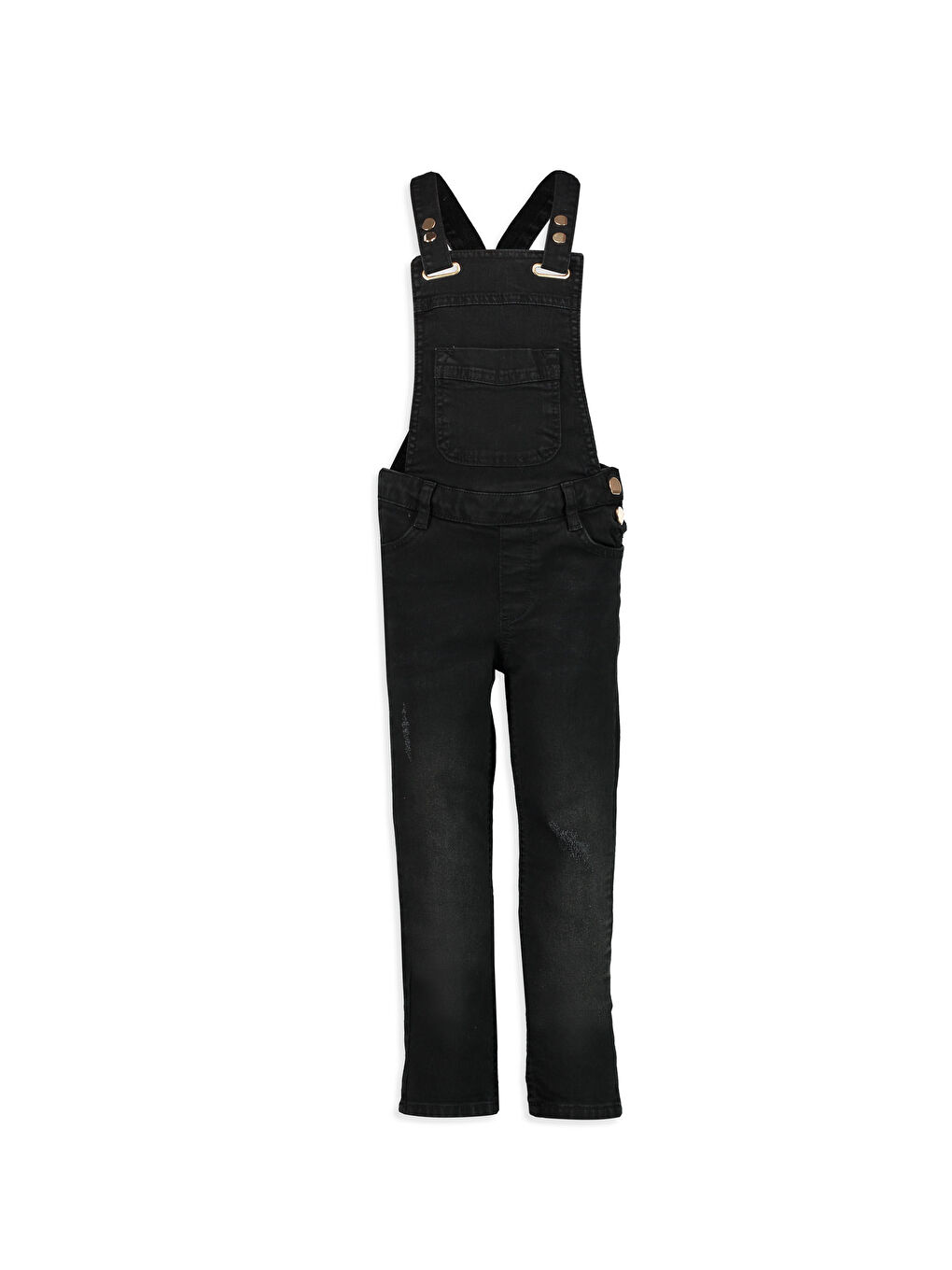 Girl BLACK Denim Dungarees -8S1586Z4-326