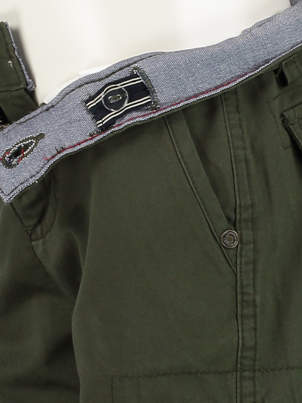 Boy KHAKI Cargo Trousers-2