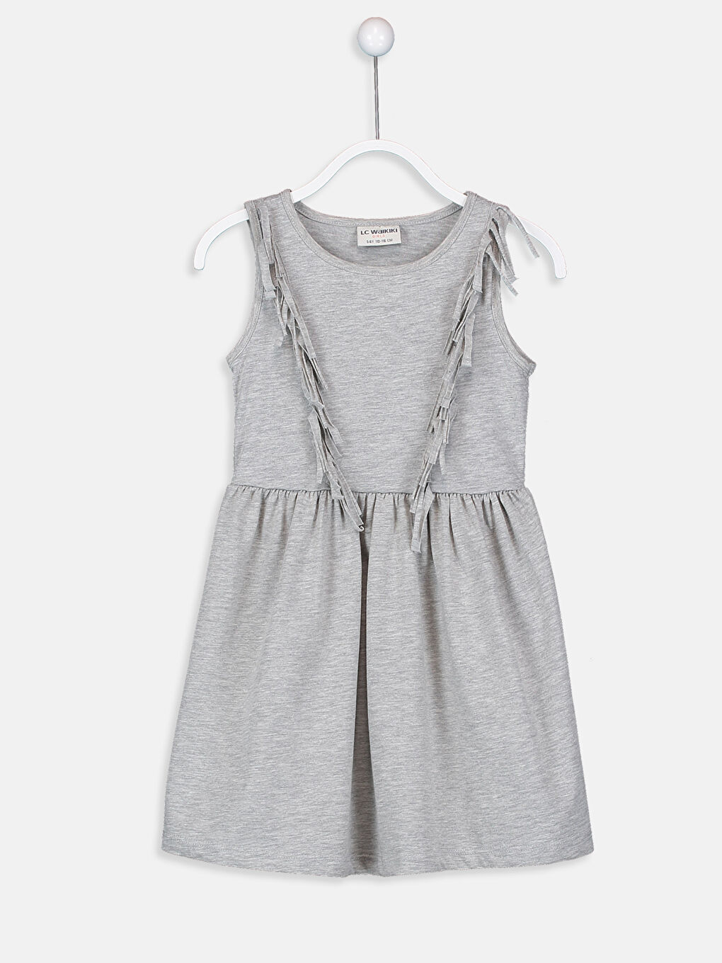 Pembe-Lila-Beyaz Elbise