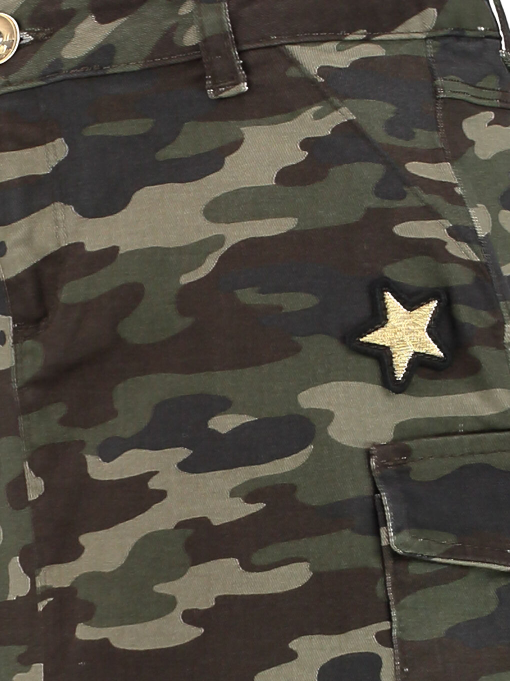 Haki Baskılı Etek-3