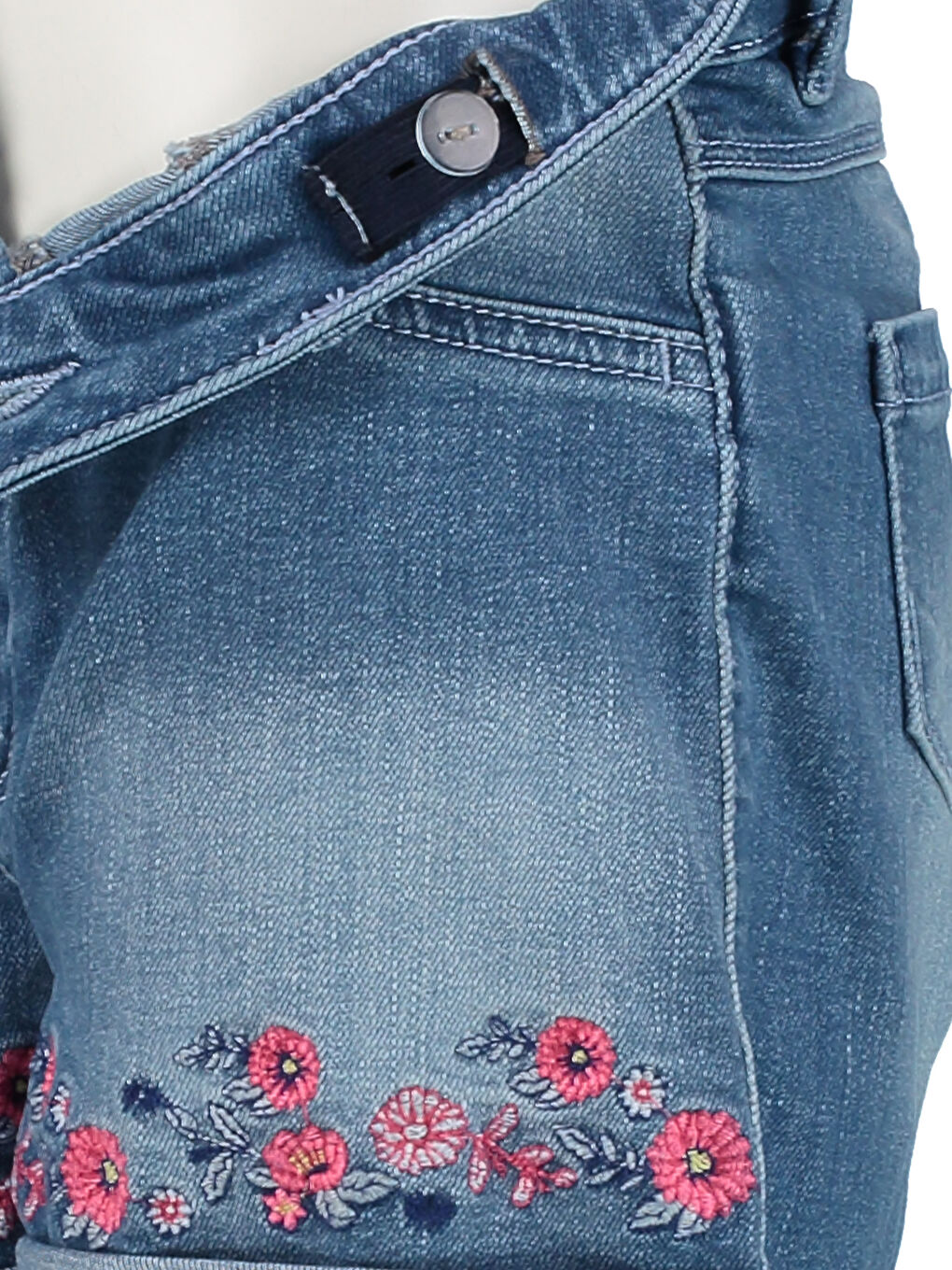 Girl INDIGO Denim Shorts-3