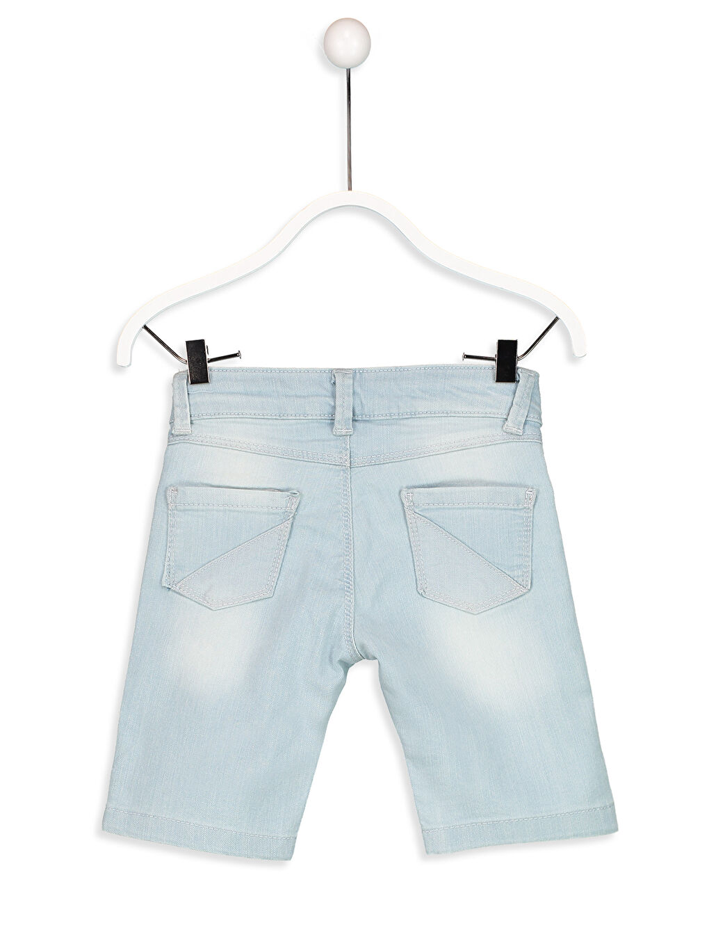S. Açık İndigo Rodeo Jean Şort-1