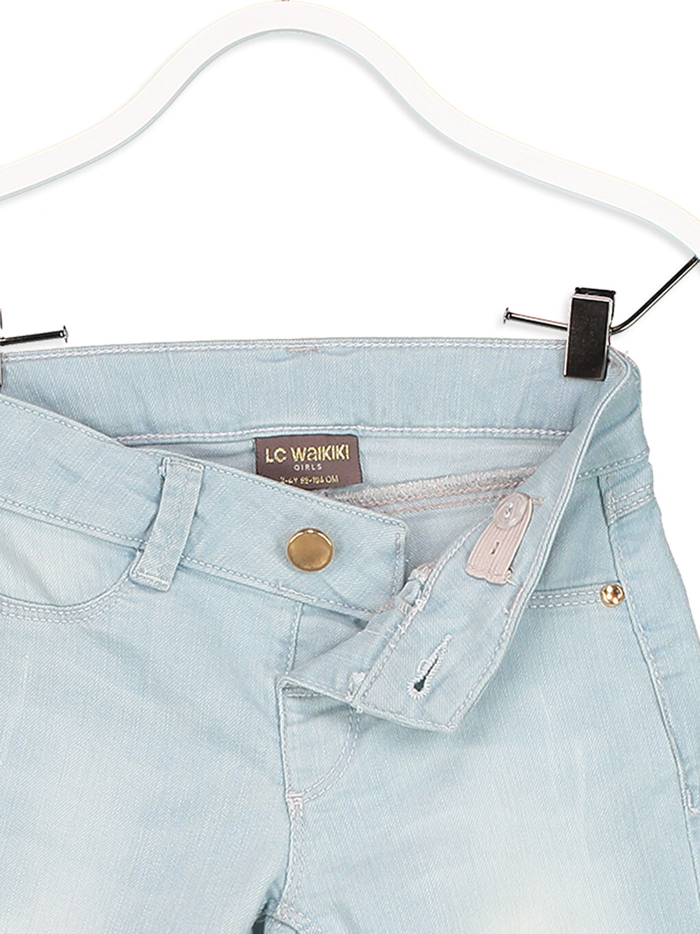 S. Açık İndigo Rodeo Jean Şort-2