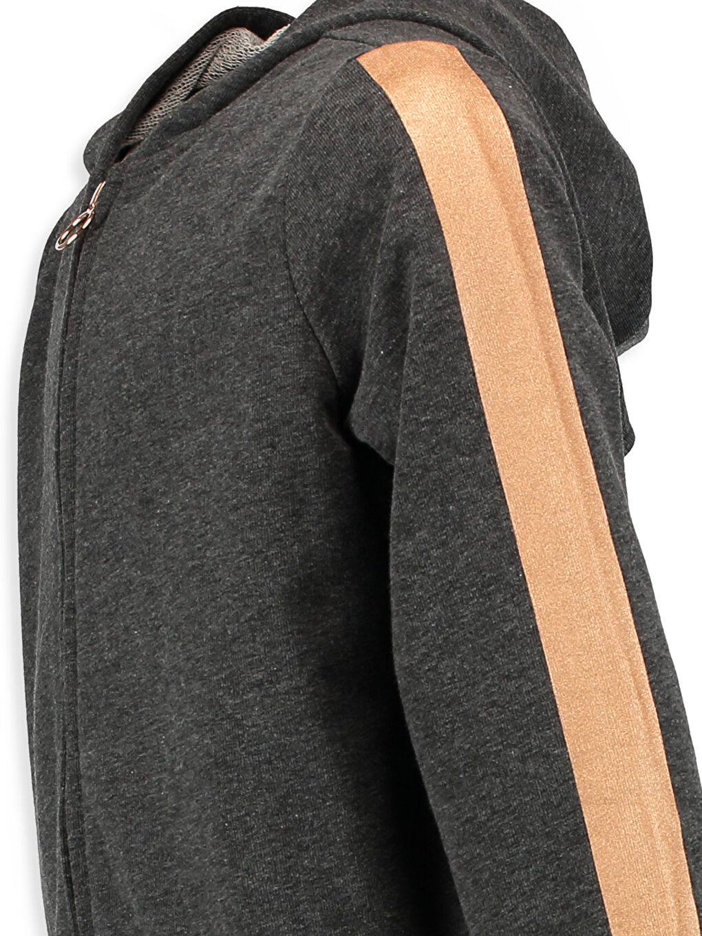 Девочки Серый Толстовка на молнии-3