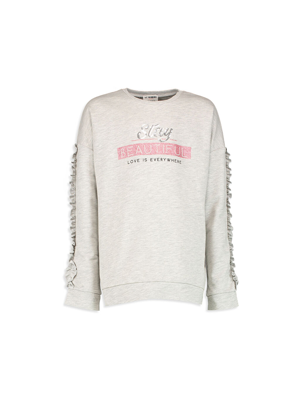 LCW Kids Girl PINK Sweatshirt -8S5001Z4-355