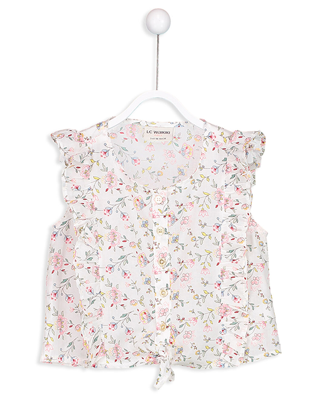 Ekru Baskılı Gömlek-1