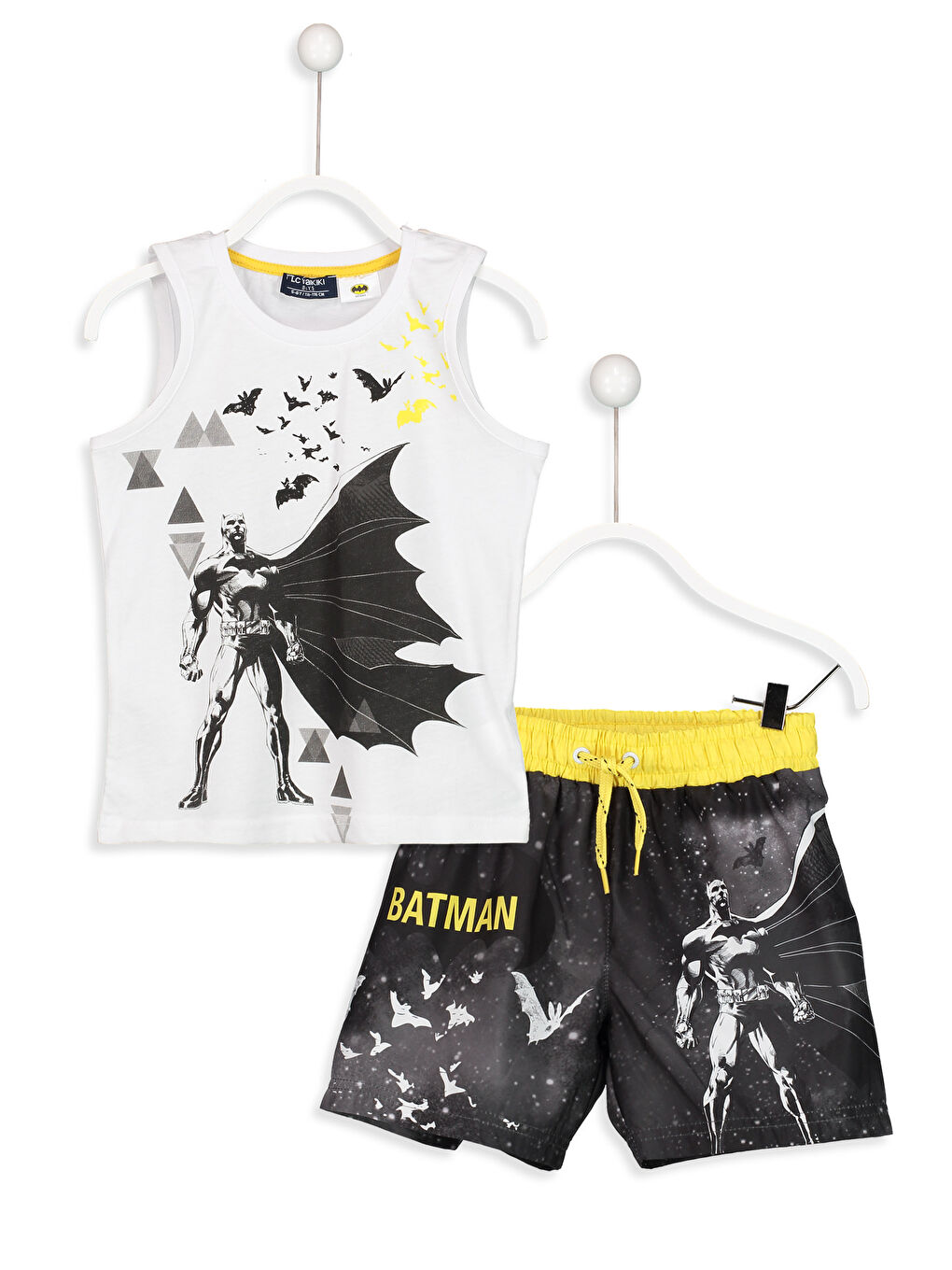 Unisex WHITE Swimwear Set-1