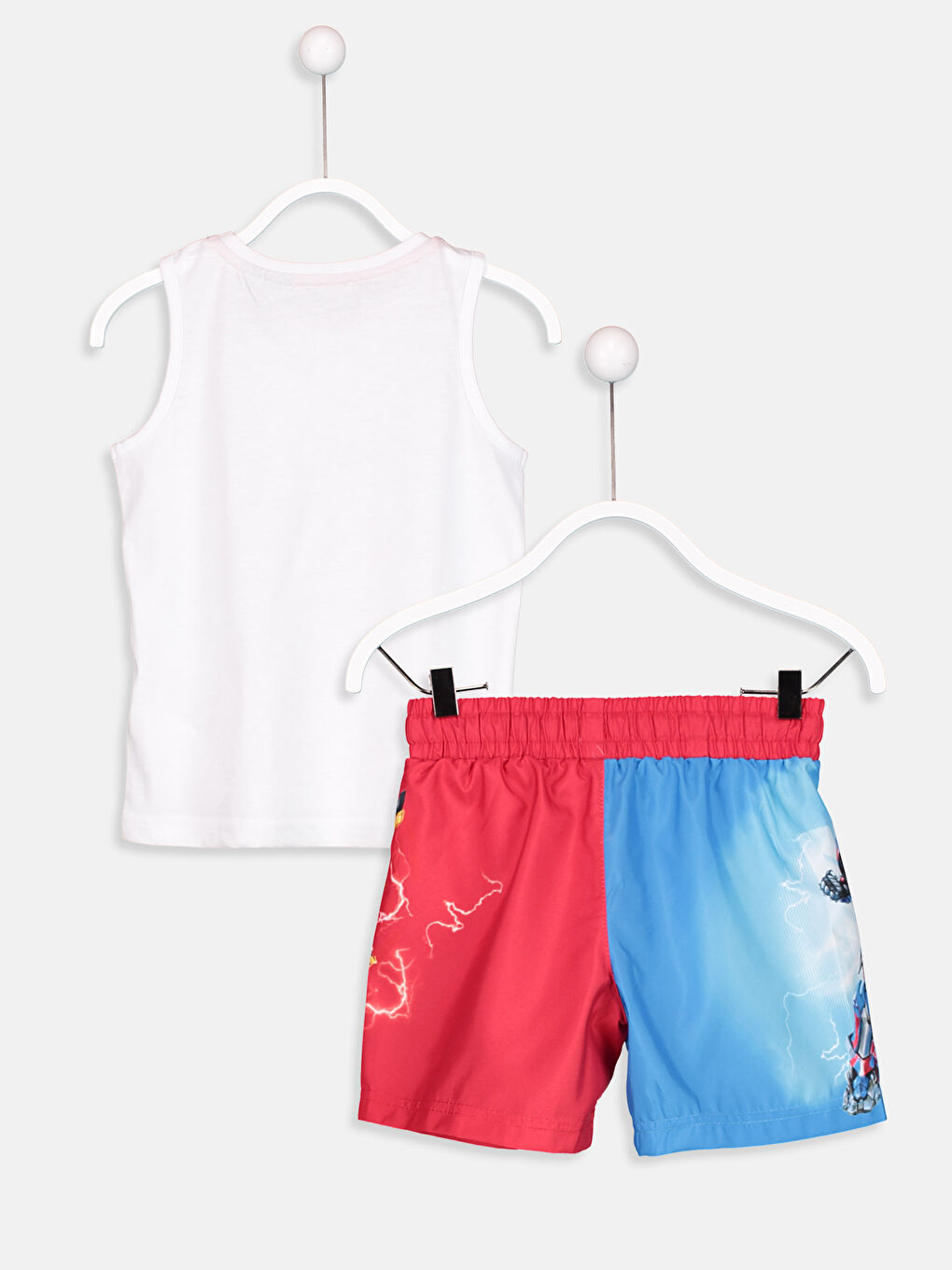 Unisex WHITE Swimwear Set-1