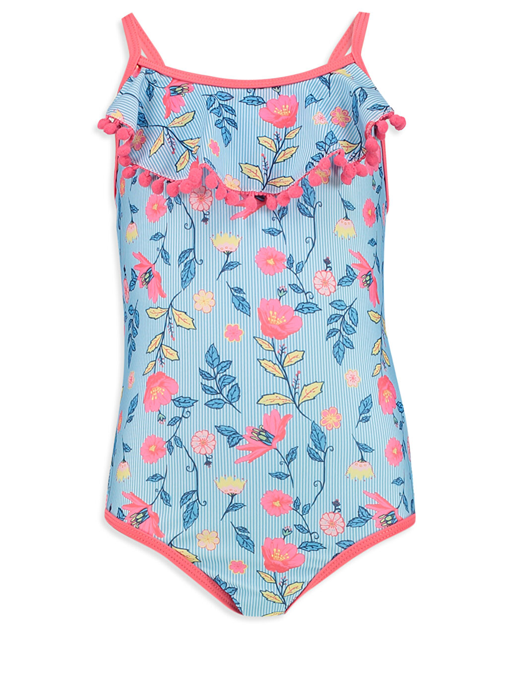 Девочки Голубой Купальник