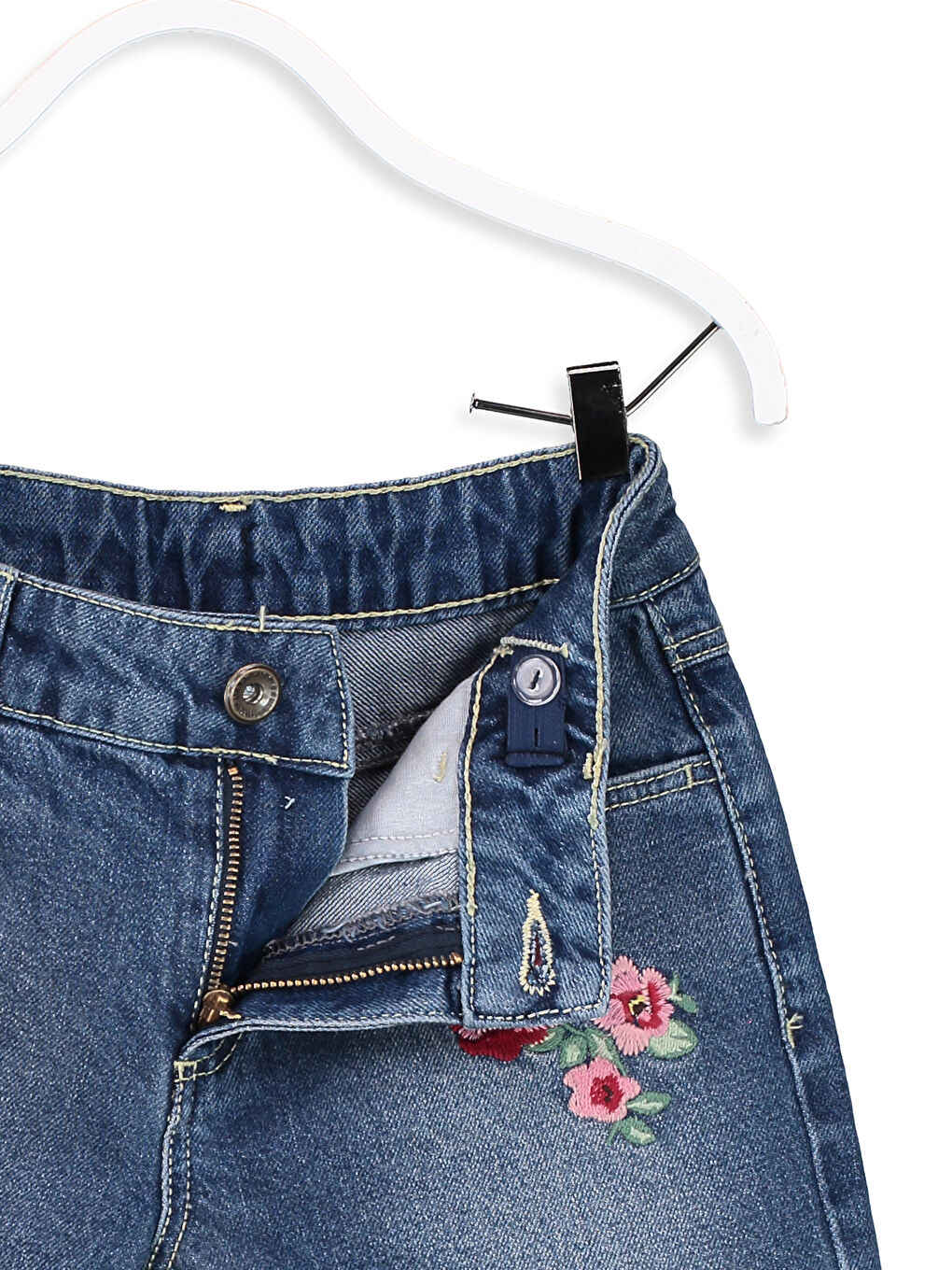 Girl INDIGO Denim Shorts-3