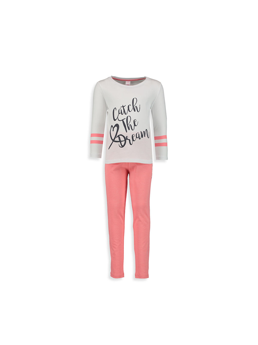 Момиче Бяло Комплект пижами-1