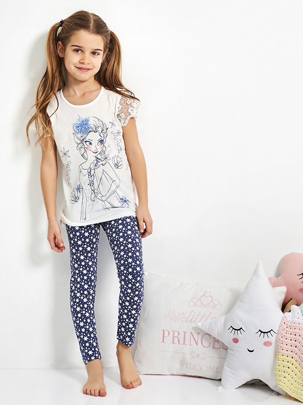 Girl ECRU Pyjama Set