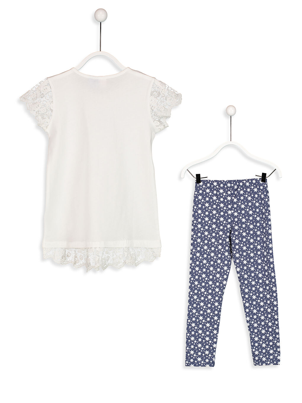 Girl ECRU Pyjama Set-2