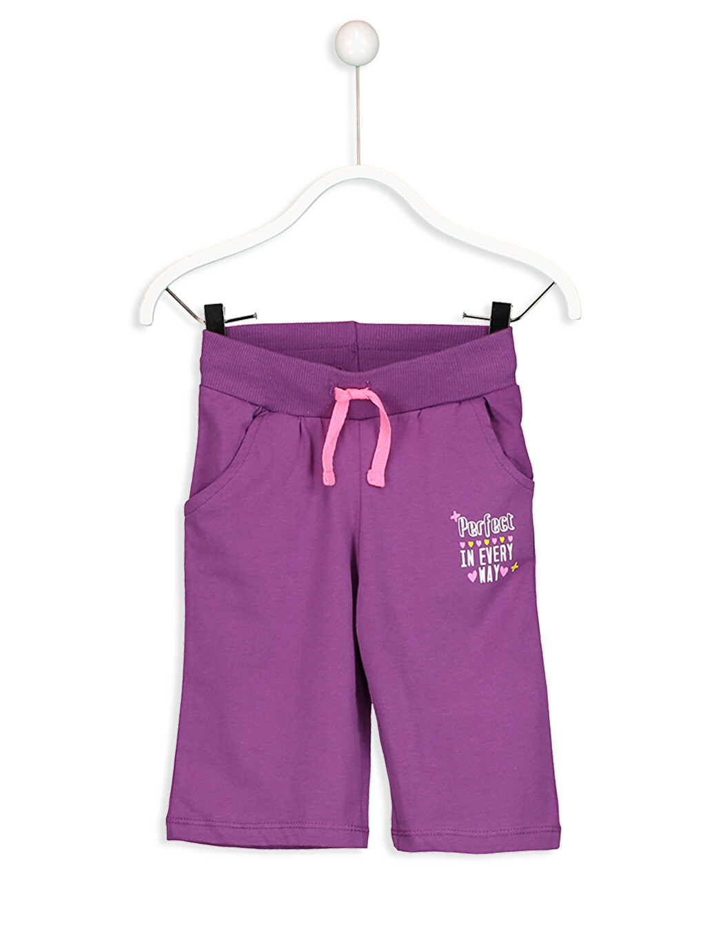 Shorts Violet Fille