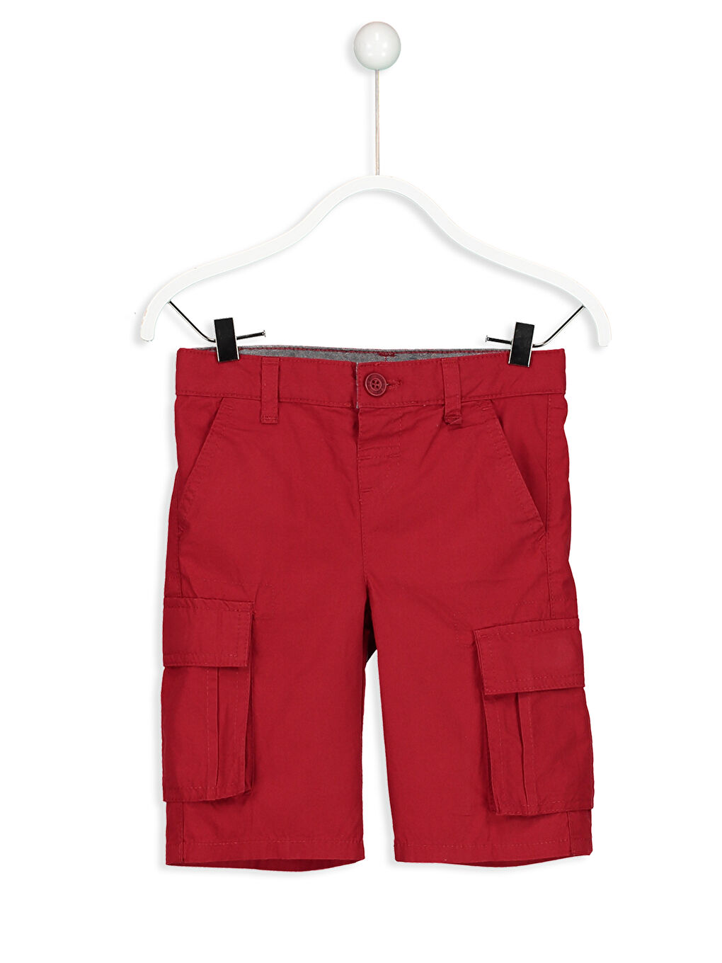 Short cargo ROUGE Garçon