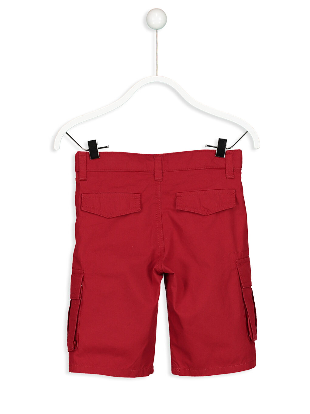Short cargo ROUGE Garçon-1