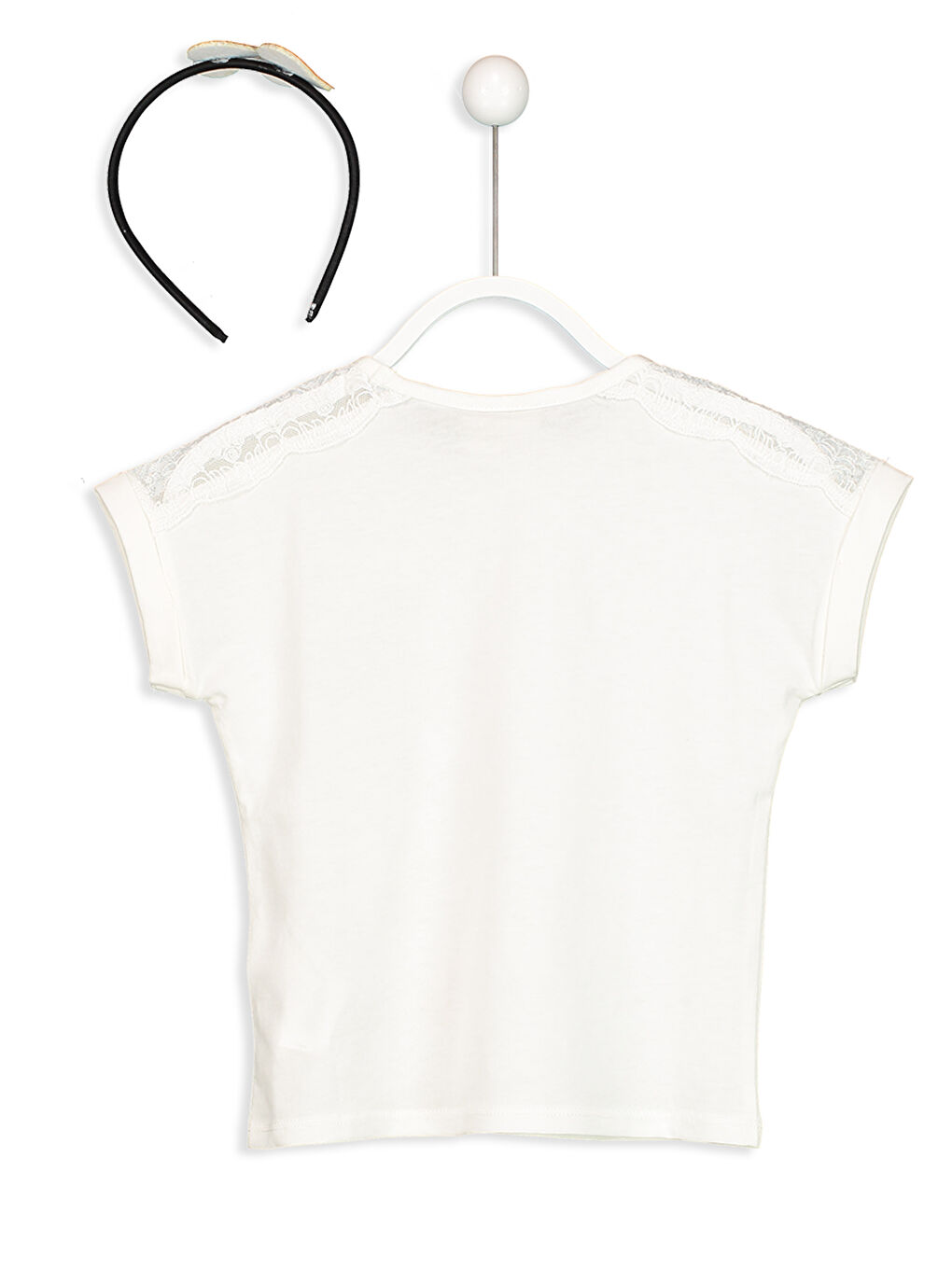 T-shirt à manches courtes et col rond pour Filles-2