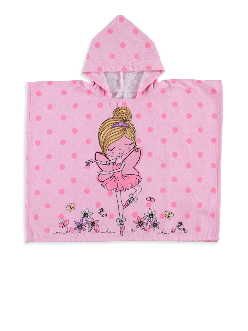 Girl PINK Towel Poncho