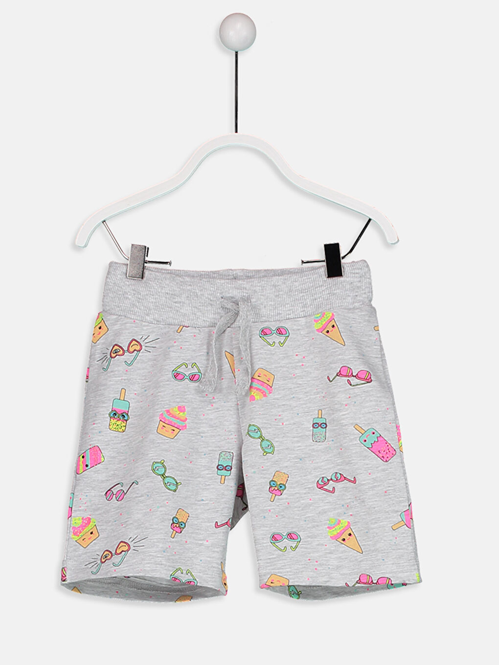 Pembe-Lila-Beyaz Şort