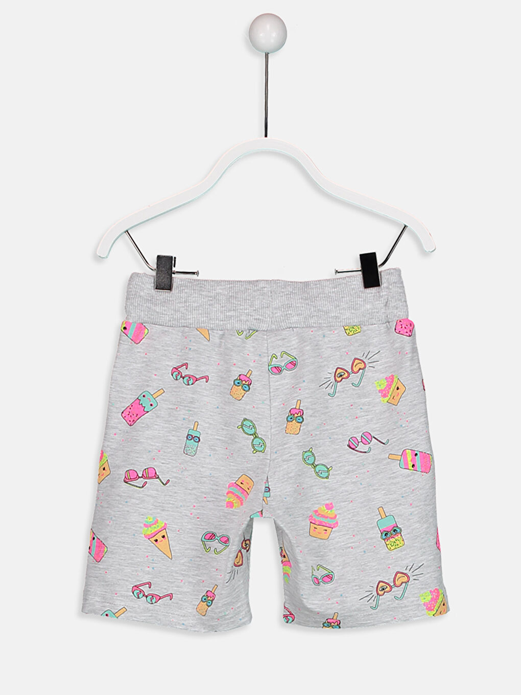 Pembe-Lila-Beyaz Şort-1