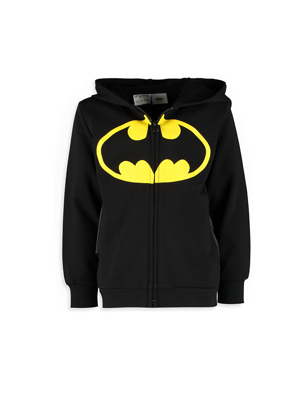 LCW Kids Boy Batman Printed Zipper Hoodie Sweatshirt -8SH670Z4-CVL