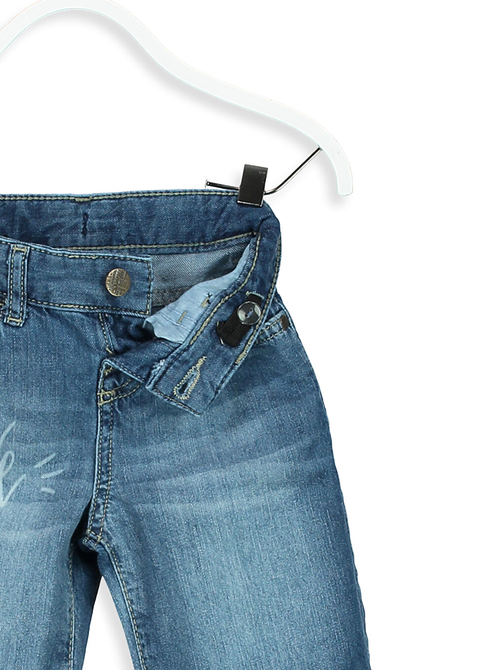 Мальчики Индиго Джинсовые шорты-3