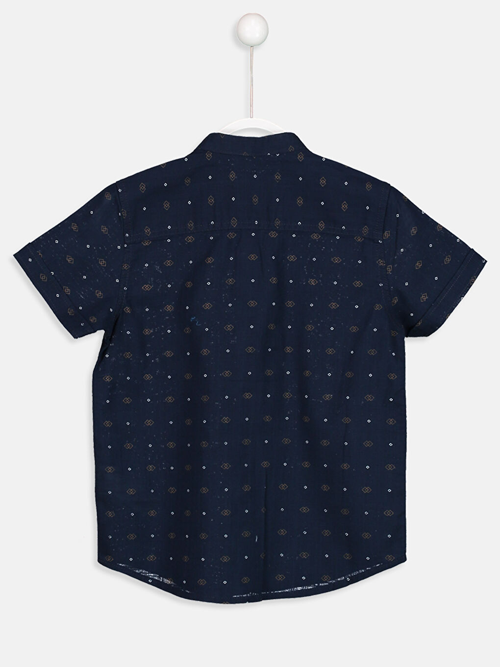 Lacivert Baskılı Gömlek-1